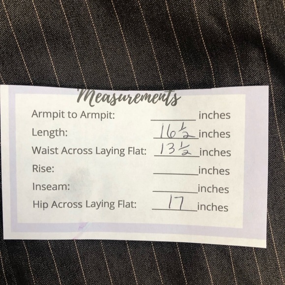 Body by Victoria brown pin striped button detail skirt size 2 - Picture 7 of 9